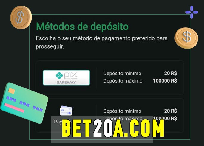 O cassino bet20 bet oferece uma grande variedade de métodos de pagamento